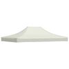 vidaXL Partytentdak 270 g/m&sup2; 4,5x3 m cr&egrave;mekleurig