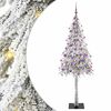 vidaXL Kerstboom Wit 180 cm PE en staal