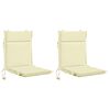 vidaXL Kussen voor lage rugstoelen GEMERT 2 st 100% Polyester