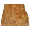 vidaXL Tafelblad met natuurlijke rand 90x40x2,5 cm massief mangohout