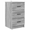 vidaXL Nachtkastje met lade Grijs sonoma 38 x 38 x 66 cm Bewerkt hout