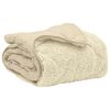 vidaXL Vol jaar dekbed Cr&egrave;me 140 x 200 cm Microfiber en Teddy fleece