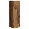 vidaXL TV Wandkast 2 pcs Oud Hout 30 x 31 x 100 cm Bewerkt hout