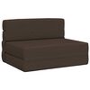 vidaXL Vouwbare Sofa Bed Matras Taupe 100 x 80 x 60 cm Stof