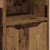 vidaXL Badkamer Kast Oud Hout 30,5 x 30 x 195 cm Bewerkt hout
