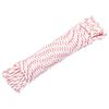 vidaXL Trekkoord startkoord wit en rood &Oslash;3 mm 10 m nylon