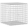vidaXL Gabion met 5 mm draad en 5x5 cm gaas 50x50x50 cm