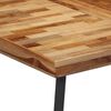 vidaXL Eettafel 120x62x76 cm massief teakhout