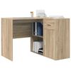 vidaXL Hoekbureau met lade Sonoma Eiken 102 x 88 x 75 cm