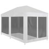vidaXL Partytent met 6 mesh zijwanden 6x3 m