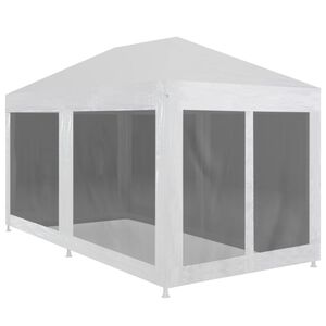 vidaXL Partytent met 6 mesh zijwanden 6x3 m