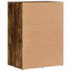 vidaXL Dressoirs 2 st 59x39x80 cm bewerkt hout gerookt eikenkleurig