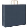 vidaXL Papieren zakken 50 st met hengsels 54x15x49 cm blauw