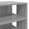 vidaXL Schoenenkast met plank 2 pcs Grijs Sonoma Bewerkt hout