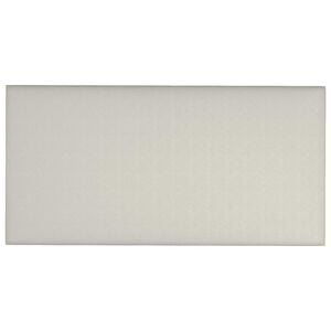 vidaXL Wandhoofdbord 12 pcs Cr&egrave;me 30 x 15 cm Fluweel