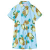 Kinderjurk 140 blauw
