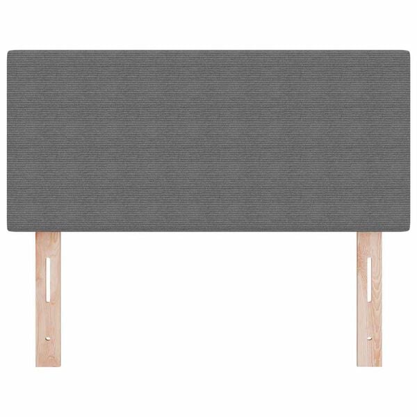 vidaXL Hoofdbord met hoofdeinde Lichtgrijs 80 cm Nep Leer