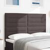 vidaXL Hoofdbord Donkerbruin 144 cm Stof