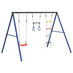 vidaXL Schommelset met schommel, trapeze en ladder