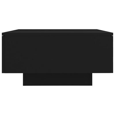 vidaXL Salontafel 90x60x31 cm spaanplaat zwart