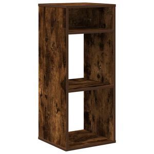 vidaXL Boekenkast 34x31x80 cm bewerkt hout gerookt eikenkleurig