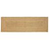vidaXL Gebied Tapijt Beige 80 x 250 cm Jute
