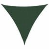 vidaXL Zonnezeil 160 g/m&sup2; 3,6x3,6x3,6 m HDPE donkergroen