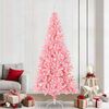 vidaXL Kerstboom met 300 LED met standaard Roze 240 cm PVC