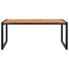 vidaXL Tuintafel met U-vormige poten 180x90x75 cm massief acaciahout