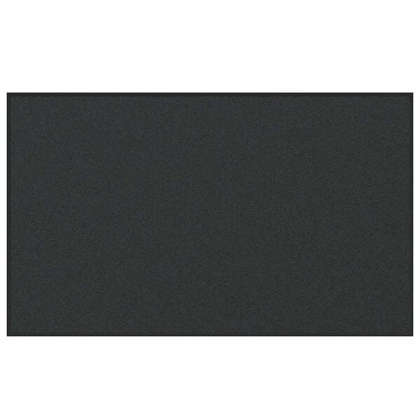 vidaXL Deurmat Anders Zwart 90 x 150 cm Polypropyleen en vinyl