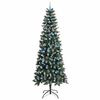 vidaXL Kunstkerstboom met 300 LED Groen 240 cm PVC en Plastic en Staal