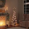 vidaXL LED-kerstboom met kerstballen 100 LED's warm wit 150 cm