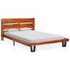 vidaXL Bedframe boomstam massief acaciahout 120 cm