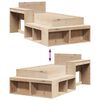 vidaXL Bedframe zonder matras massief grenenhout 90x200 cm