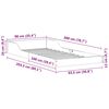vidaXL Bedframe Bruin 90 x 200 cm Massief grenenhout