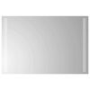 vidaXL LED Badkamer Spiegel Transparant 60 x 40 cm gehard glas