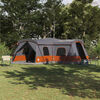 vidaXL Tent met dak met opslag Grijs en Oranje 680 x 510 x 210 cm