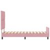 vidaXL Boxspringbed met hoofdeinde Roze 80 x 200 cm Fluweel