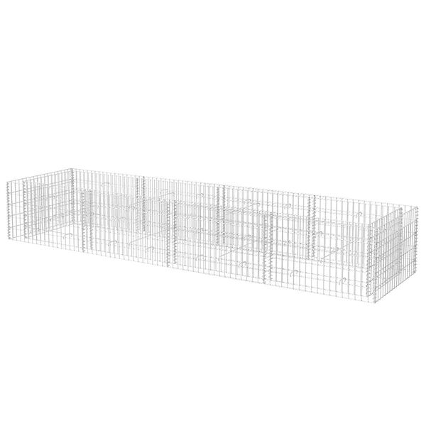 vidaXL Gabion plantenbak verhoogd 360x90x50 cm staal