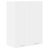 vidaXL Hangkast Wit 60 x 31 x 80 cm Bewerkt hout