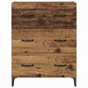 vidaXL Dressoir Oud hout 69,5 x 34 x 90 cm Gemonteerd hout en ijzer