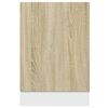 vidaXL Frontpaneel vaatwasser Lyon 45x3x67 cm bewerkt hout sonoma eiken