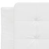 vidaXL Bedframe zonder matras "Zadar" kunstleer wit 90x200 cm