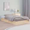 vidaXL Bedframe massief hout 100x200 cm