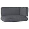 vidaXL Pallet Kussen Set Oxford Stof Antraciet 120 x 80 x 52 cm