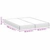 vidaXL Matras 2 pcs Wit en Grijs 80 x 200 cm Bonell Veer