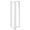 vidaXL Bartafelpoten 2 st T-vormig 40x35x(110-111) cm staal wit