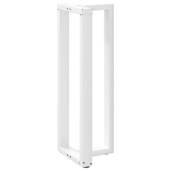 vidaXL Bartafelpoten 2 st T-vormig 40x35x(110-111) cm staal wit