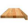 vidaXL Traptreden 16 st 100x30x2 cm massief eikenhout lichtbruin
