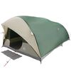 vidaXL Tunnel tent met dak met opslag Groen 500 x 348 x 200 cm taft